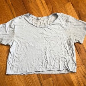 Garage cropped plain tee